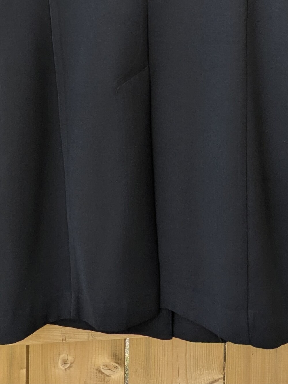 Vintage Jessica Black Longline Blazer Coat Office Siren Corpcore 90s Minimalist - Picture 13 of 13